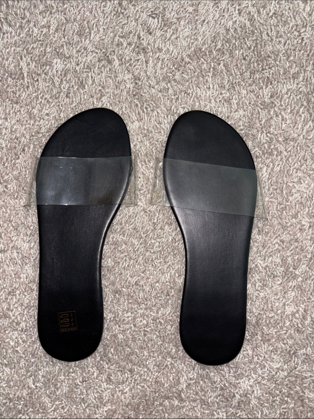Clear Flat Sandals